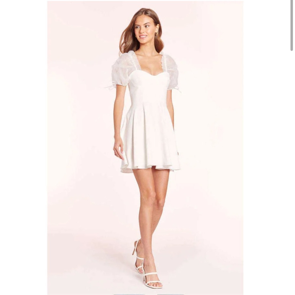 Amanda Uprichard Lively Puff Sleeve Dress - Small - Picture 2 of 7